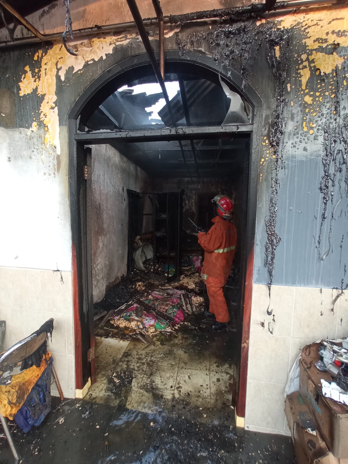 Ditinggal Berjualan, Rumah di Kampung Malang Wetan Terbakar