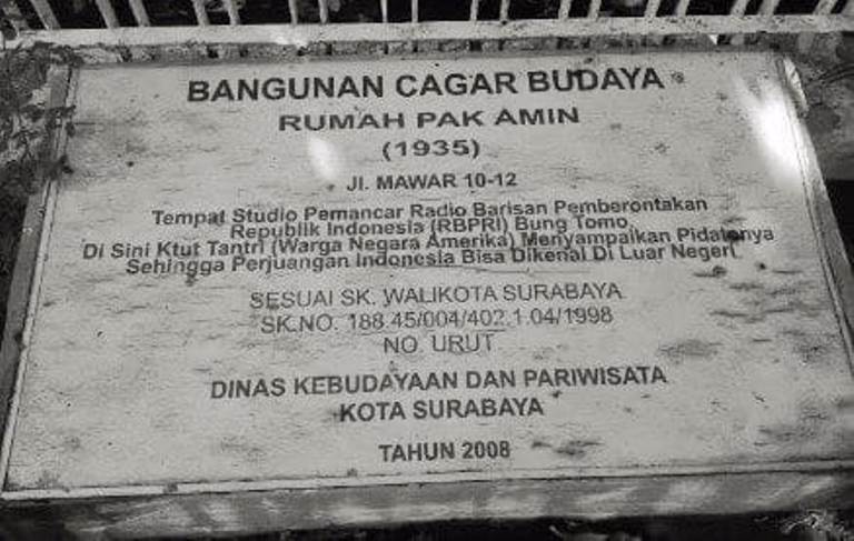 DPRD Surabaya Usut Hilangnya Rumah Radio Bung Tomo