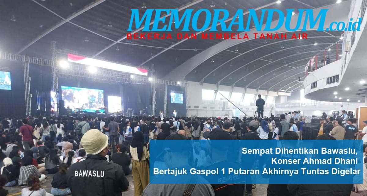 Sempat Dihentikan Bawaslu, Konser Ahmad Dhani Bertajuk Gaspol 1 Putaran Akhirnya Tuntas Digelar