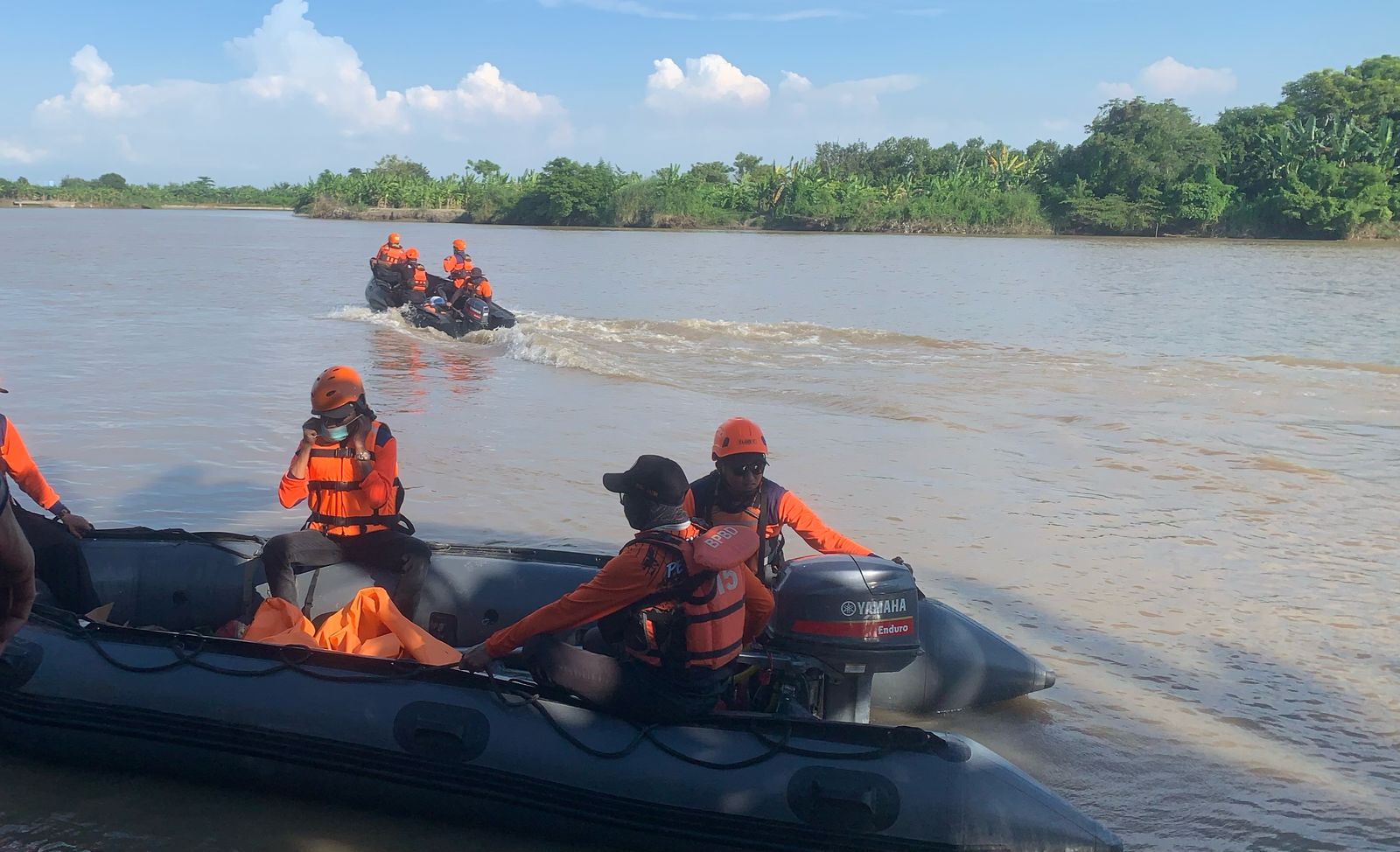 Sempat Cium Bau Tak Sedap, Tim SAR Gabungan Intensifkan Pencarian Anak Down Syndrome di Bengawan Solo