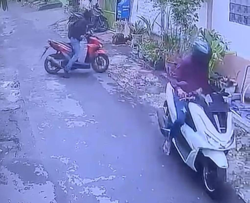 Hanya 17 Detik! Kawanan Curanmor Sikat Motor di Panti Asuhan Manukan Kulon Surabaya, Aksinya Terekam CCTV