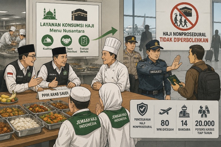 Layanan Konsumsi Haji Hadirkan Menu Nusantara dan Perketat Haji Nonprosedural