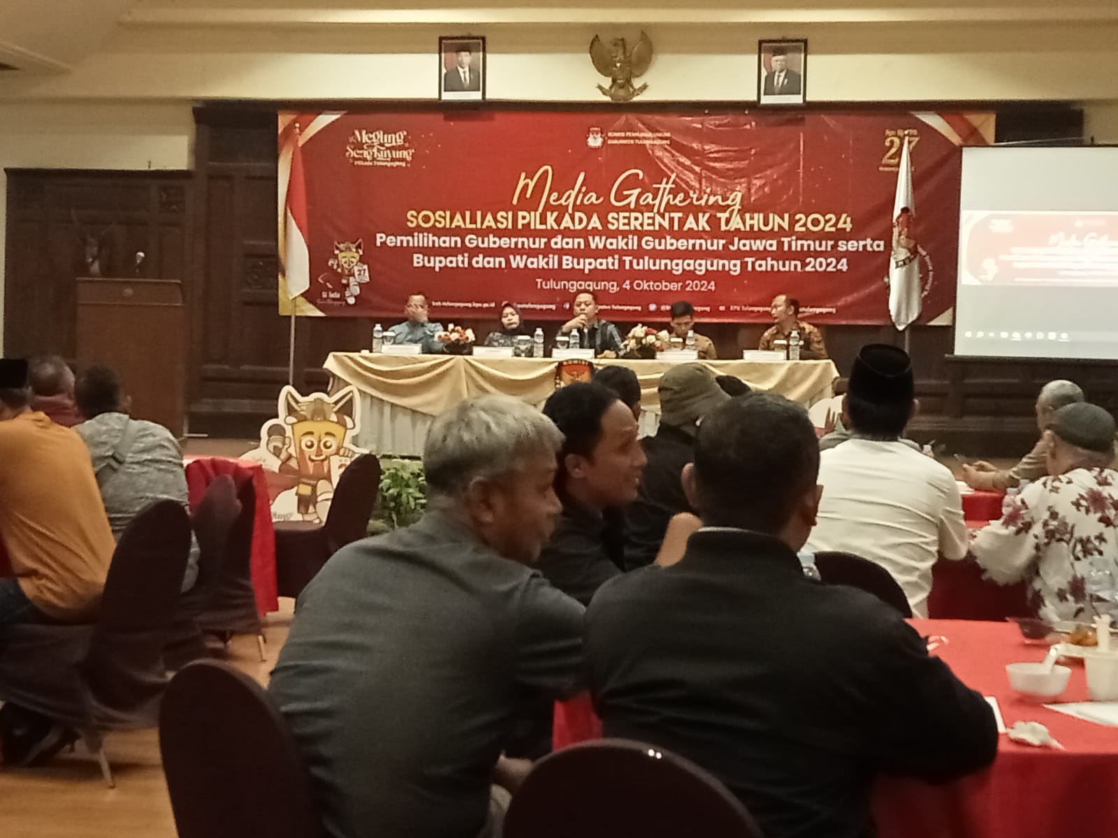 KPU Tulungagung Gelar Gathering, Ajak Media Sukseskan Pilkada 2024