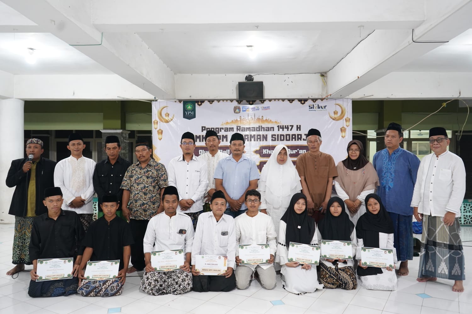 Ramadan, SMK YPM 1 Taman Gelar Nuzulul Quran dan Beasiswa Tahfidz