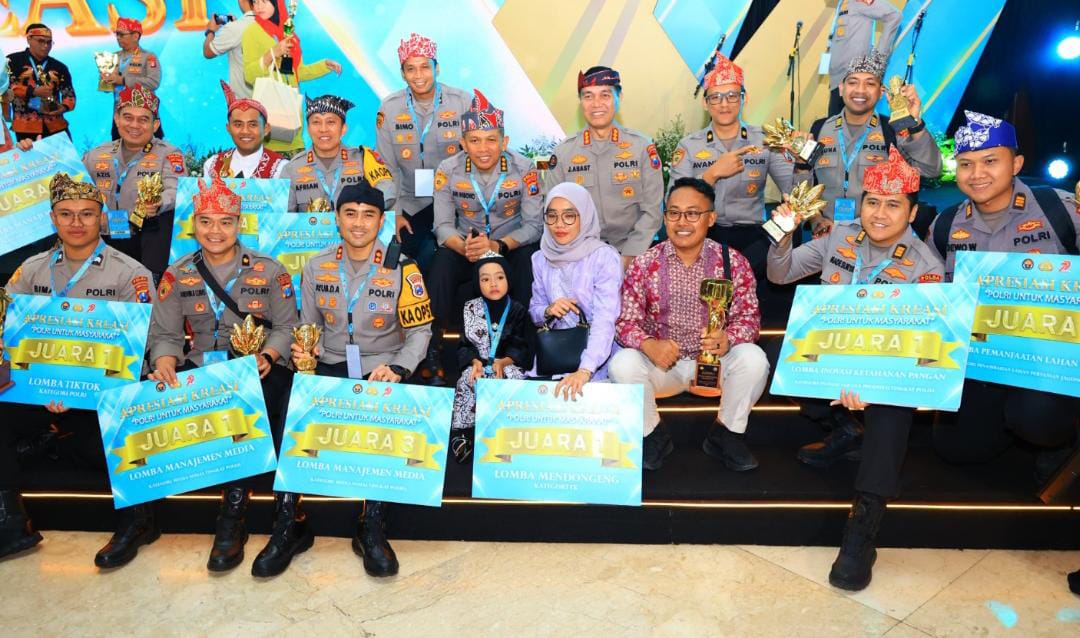 Polres Bojonegoro Sabet Juara II Lomba Manajemen Media di Hari Bhayangkara Ke-79