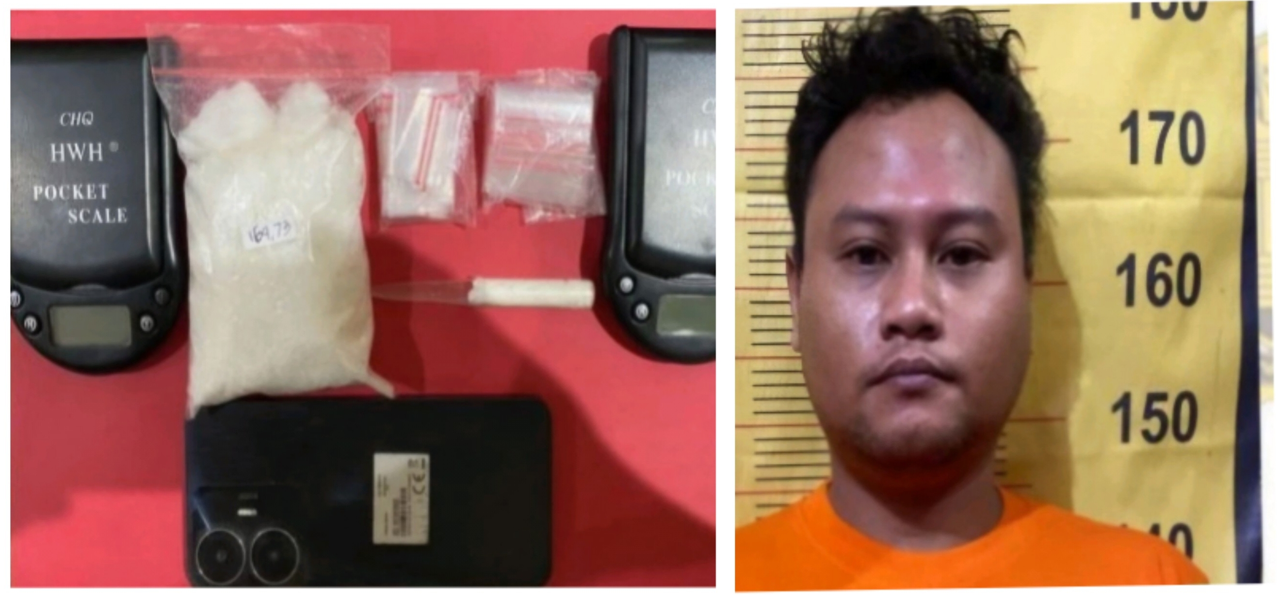 Gagalkan Peredaran Sabu 164,73 Gram di Gempol, Seorang Pria Diciduk Satreskoba Polres Pasuruan