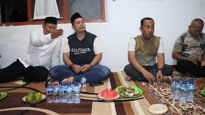 Kapolres Nganjuk Perkuat Sitkamtibmas Lewat Silaturahmi Forkopimcam dan Kades Loceret