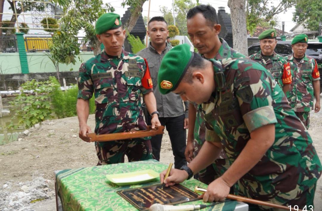 Kunjungi Koramil Kanor, Dandim Bojonegoro Resmikan Musala Sangkan Paran