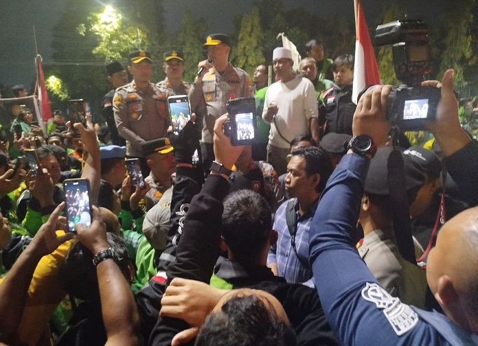 Aksi Solidaritas Driver Ojol di Jember, Tuntut Pengusutan Tuntas Kematian Rekan di Jakarta