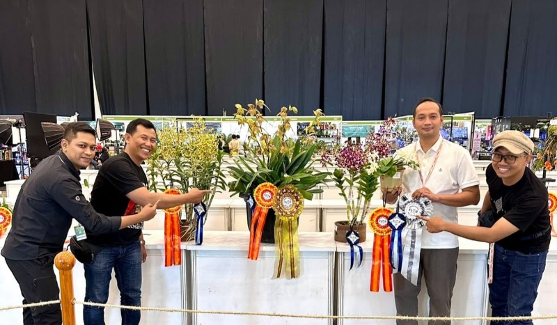 Anggrek Budidaya Lapas Malang Berjaya di Floriculture Indonesia International Expo
