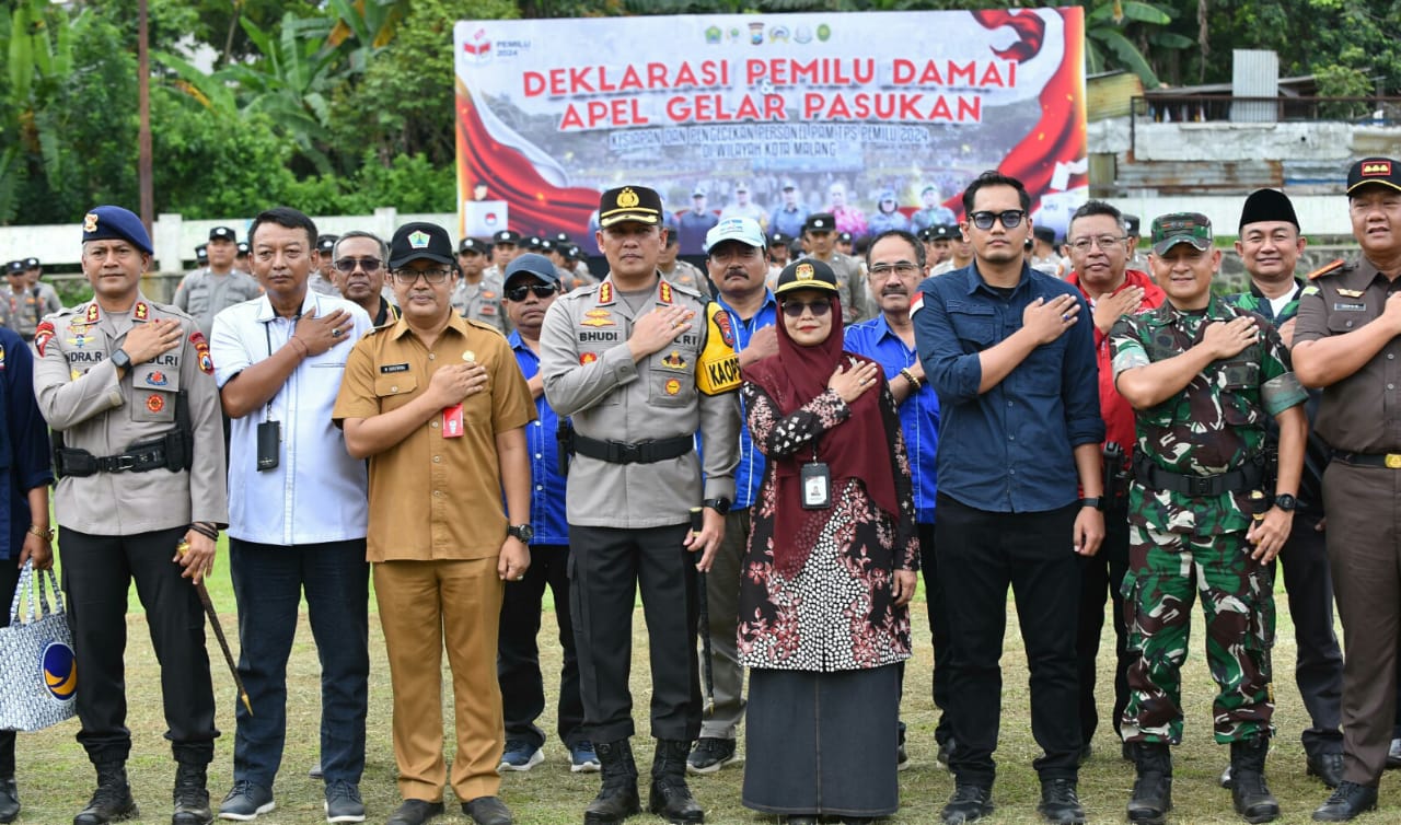 Forkopimda Kota Malang, Deklarasi Damai Pemilu 2024