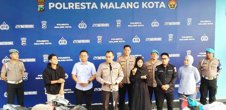 Dua Bocah di Malang Ditangkap Polisi Setelah Dua Kali Curi Motor