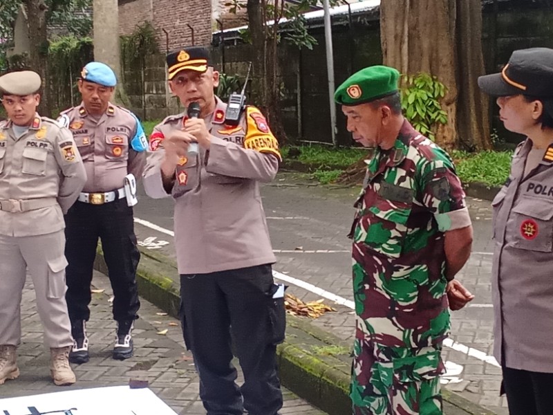Pengamanan Berlapis Polres Kediri Kota Jaga Kondusivitas Konser di Tirtoyoso Park