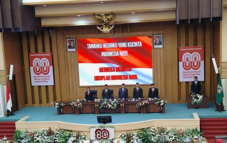 DPRD Kabupaten Malang Gelar Rapat Paripurna Mendengarkan Pidato Presiden RI