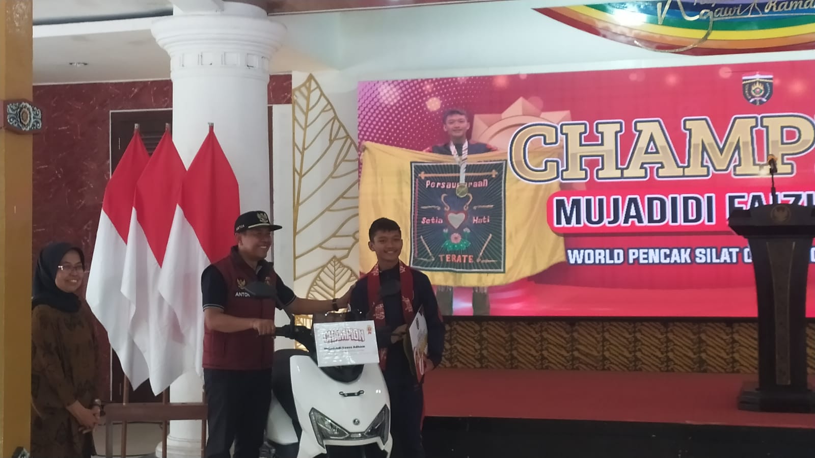 Atlet Ngawi Raih Medali Emas di Kejuaraan Dunia Abu Dhabi World Pencak Silat Championship 2024 