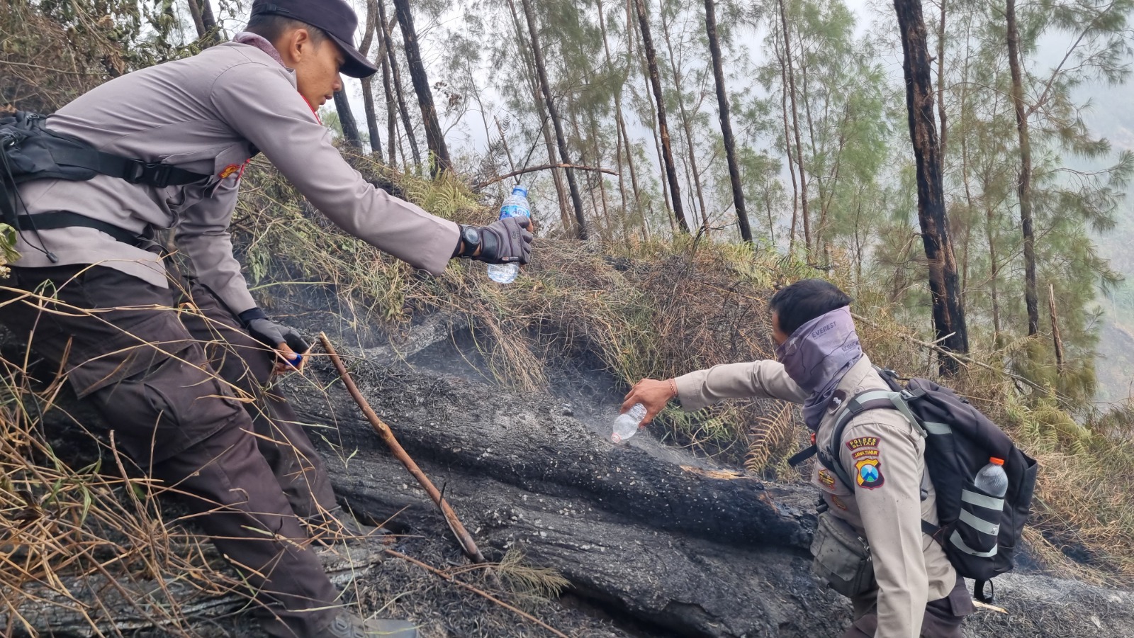Pemadaman Karhutla Gunung Buthak Blitar Terus Dilakukan, Helikopter Dikerahkan