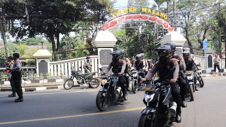 Jaga Ketertiban Malam, Polres Malang dan Kodim 0818 Perkuat Patroli Gabungan