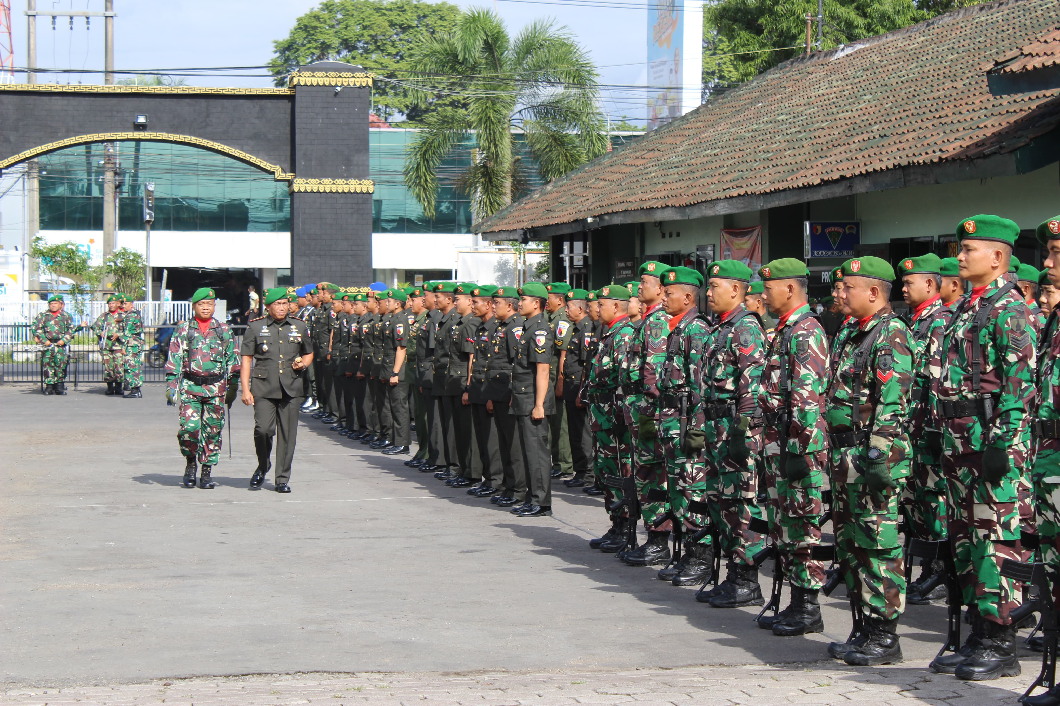 Kodim Jember Peringati Puncak Hari Juang TNI AD Ke-78, TNI Bersama Rakyat Bersatu dengan Alam untuk NKRI
