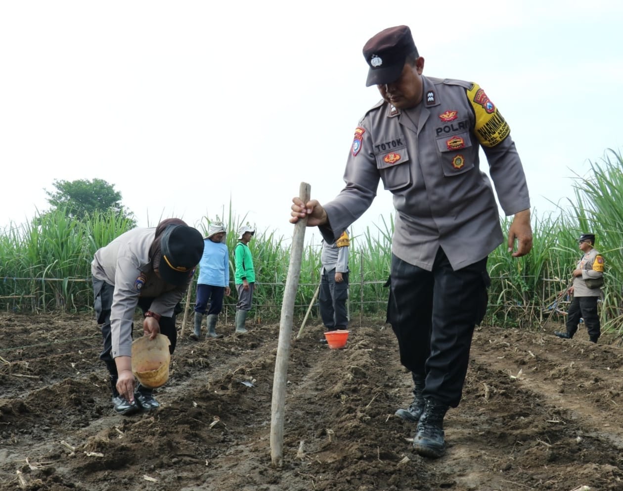 Polresta Malang Kota Dukung Kemandirian Pangan Nasional