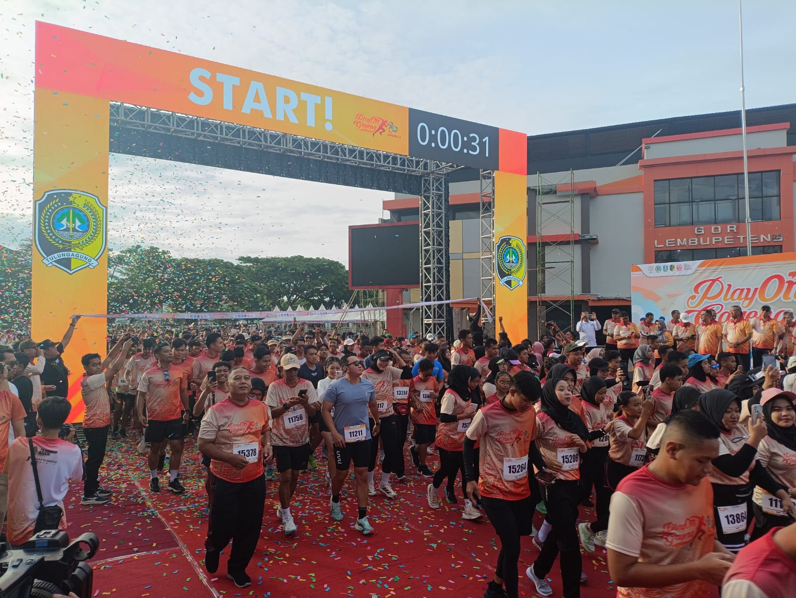 Playon Gayeng Jatim di Tulungagung Pecah Rekor Peserta, UMKM Ikut Kebanjiran Rezeki