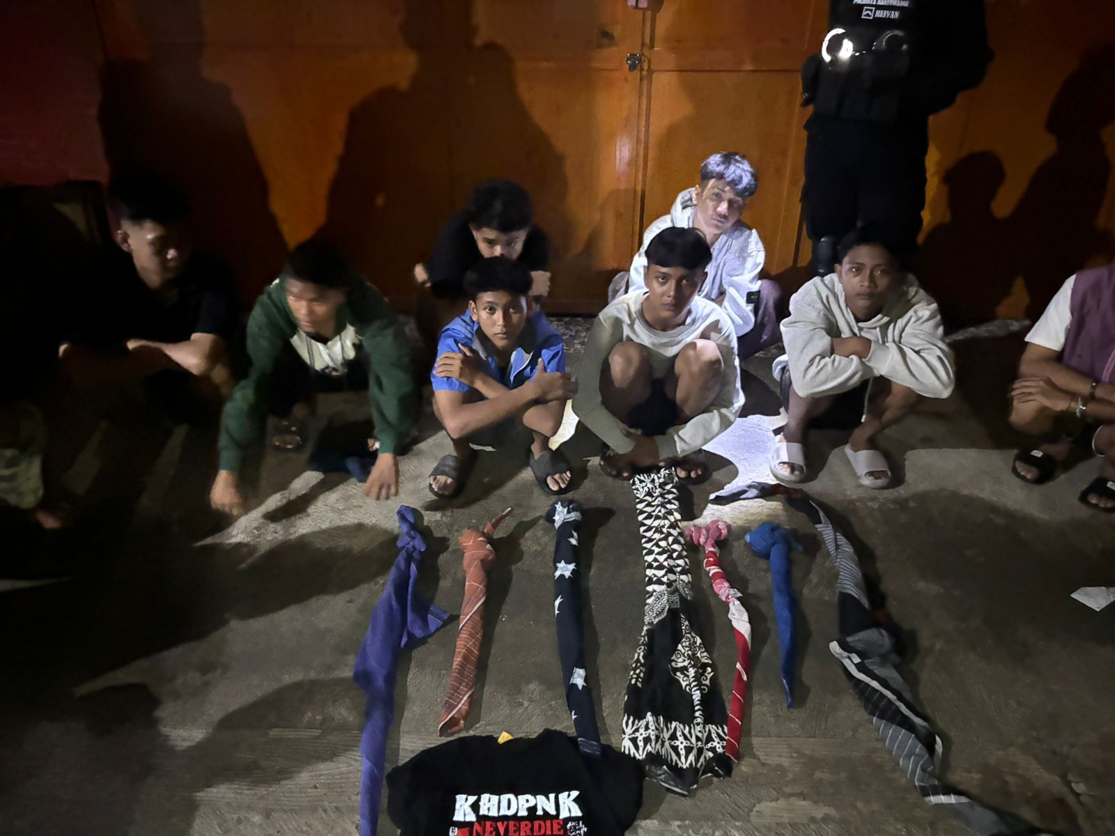 Gerak Cepat Patroli Perintis Presisi, Polresta Banyuwangi Amankan 11 Remaja Diduga Akan Perang Sarung