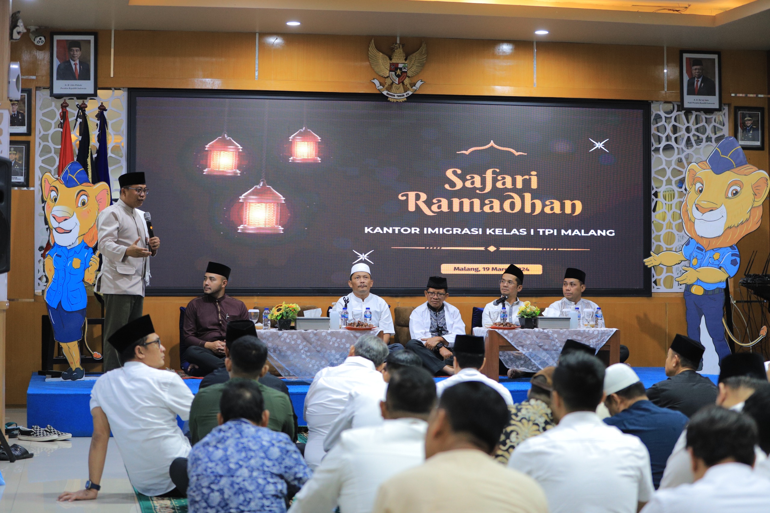 Safari Ramadan Perdana di Kanim Malang, Kakanwil Harap Peningkatan Kualitas Diri Pegawai