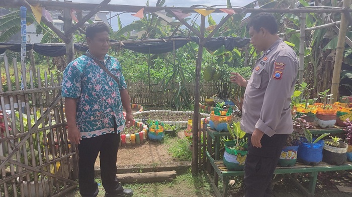 Polsek Bungah Dampingi Petani Wujudkan Ketahanan Pangan di Desa Kisik