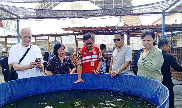 Rumah Padat Karya Kampung Gunung Anyar Surabaya Dilirik Delegasi Internasional