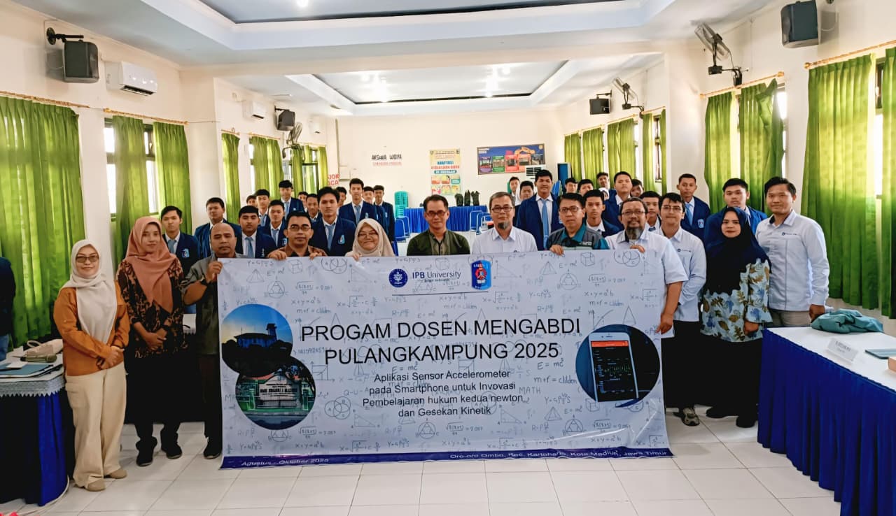Dosen IPB University Laksanakan Program 'Dosen Mengabdi Pulang Kampung' di SMKN 1 Madiun