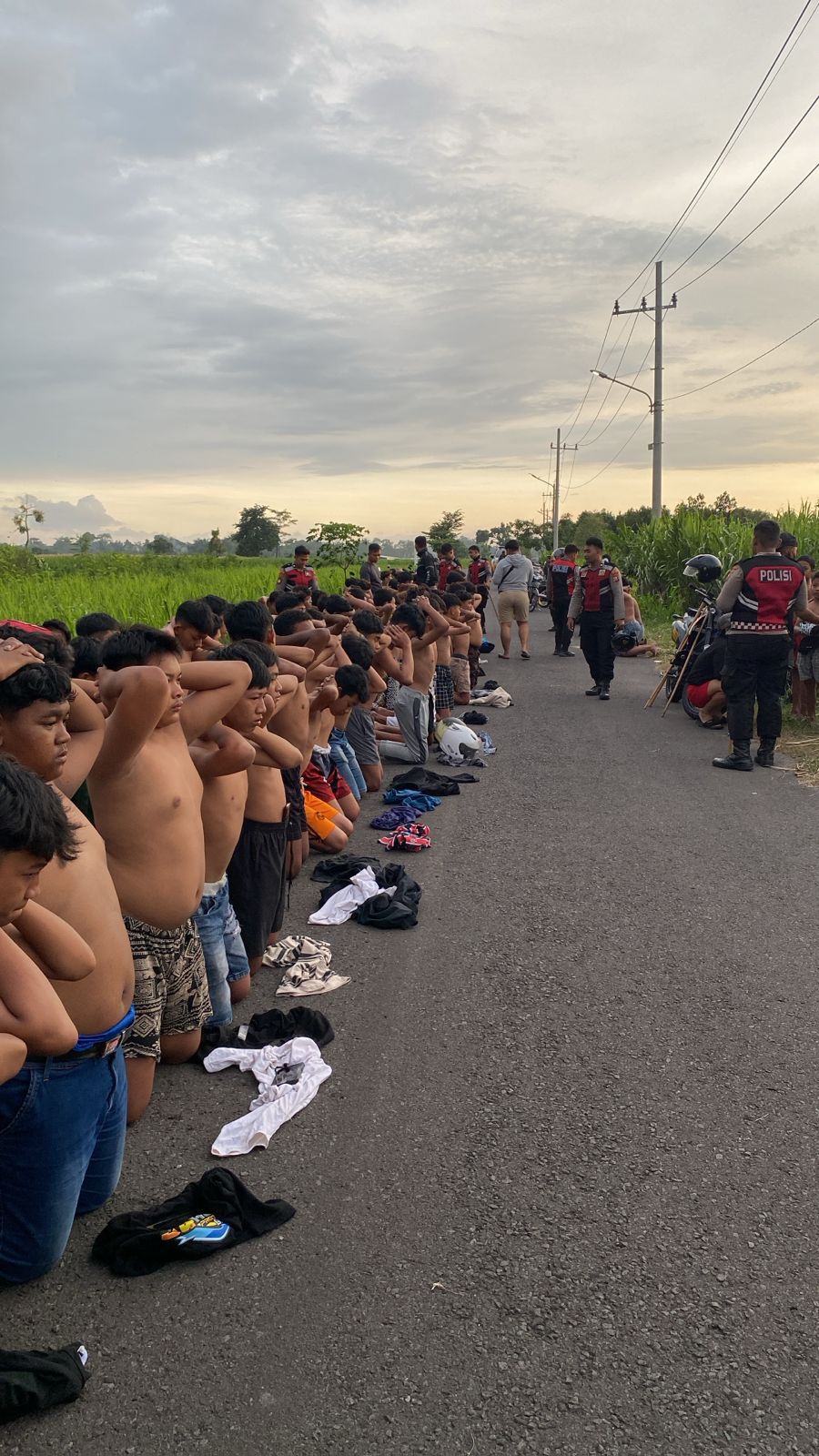 Patroli Akhir Pekan, Puluhan Remaja di Pare Terjaring Aksi Balap Liar