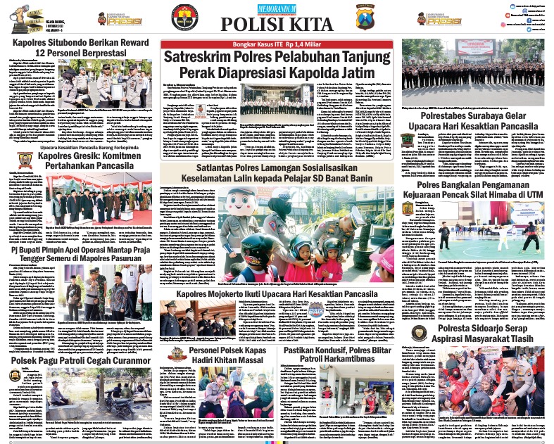 Halaman Polisi Kita Memorandum Edisi 3 Oktober 2023 