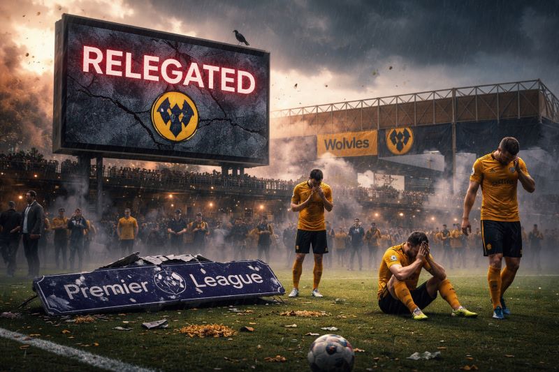 Wolverhampton Wanderers Resmi Terdegradasi, Akhiri Delapan Musim di Premier League