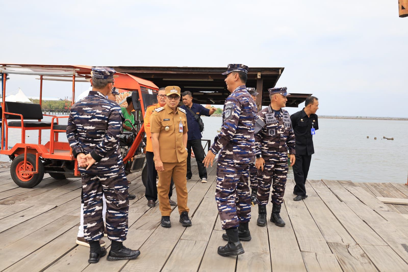 Pj Taufik Sambut Baik Rencana Peluncuran Kampung Bahari Nusantara Bersama Danlantamal V