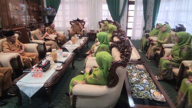 Silaturahmi ke Bupati, Muslimat NU Siap Kolaborasi Bangun Kabupaten Jombang