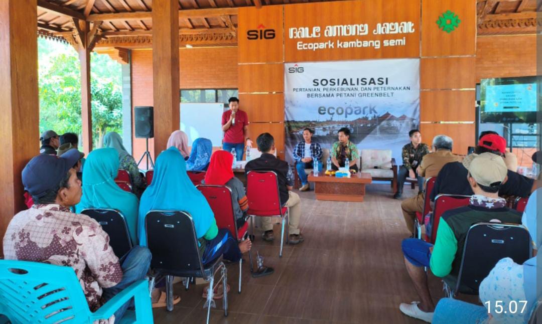 Dukung Ketahanan Pangan, SIG Pabrik Tuban Sosialisasi ke Petani Greenbelt