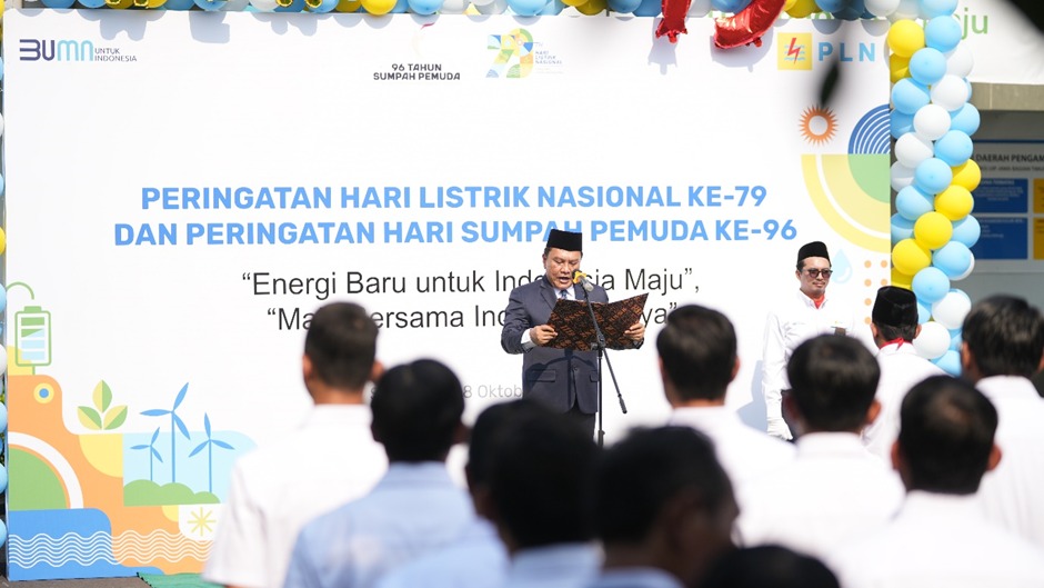 PT PLN UIP JBTB Gelar Upacara Peringatan Hari Listrik Nasional Ke-79 dan Peringatan Hari Sumpah Pemuda Ke-96