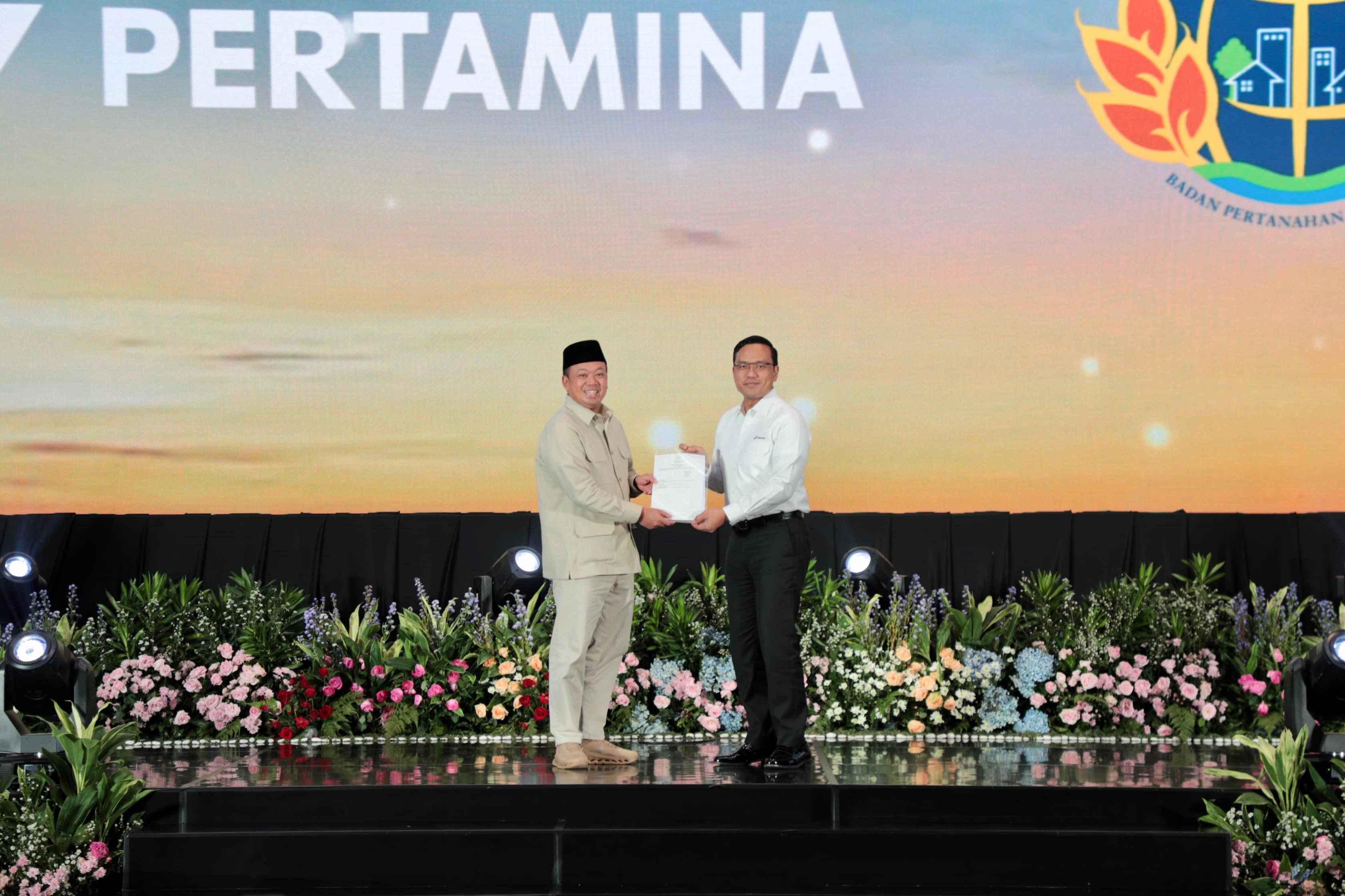 Kementerian ATR/BPN dengan Pertamina Tandatangani MoU, Penguatan Asta Cita Presiden RI