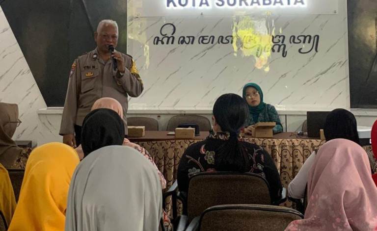 Polsek Rungkut Ajak Warga Kalirungkut Perangi Balapan Liar dan Narkoba