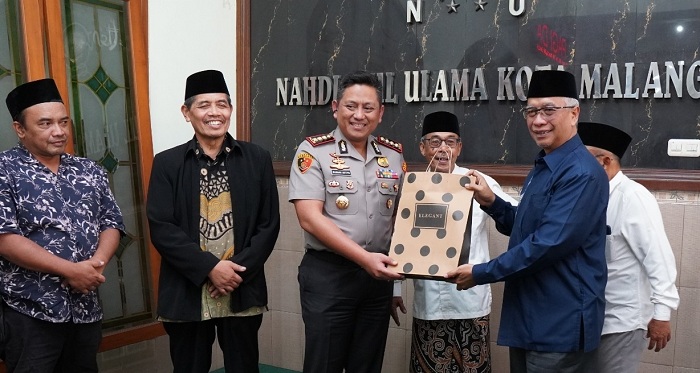  Kapolresta Malang Kota Danang Setiyo Perkuat Sinergi dengan PCNU Kota Malang