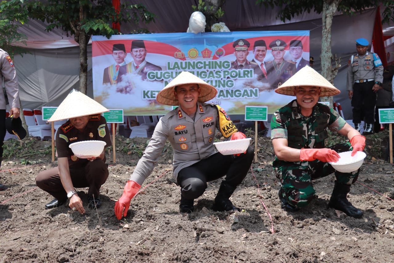 Polres Jember Gandeng Petani Tingkatkan Produksi Pangan