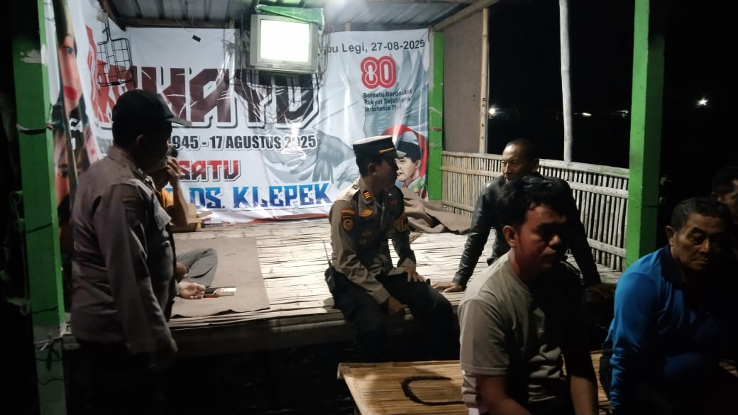Polsek Kunjang Giatkan Sambang Pos Kamling untuk Situasi Kondusif