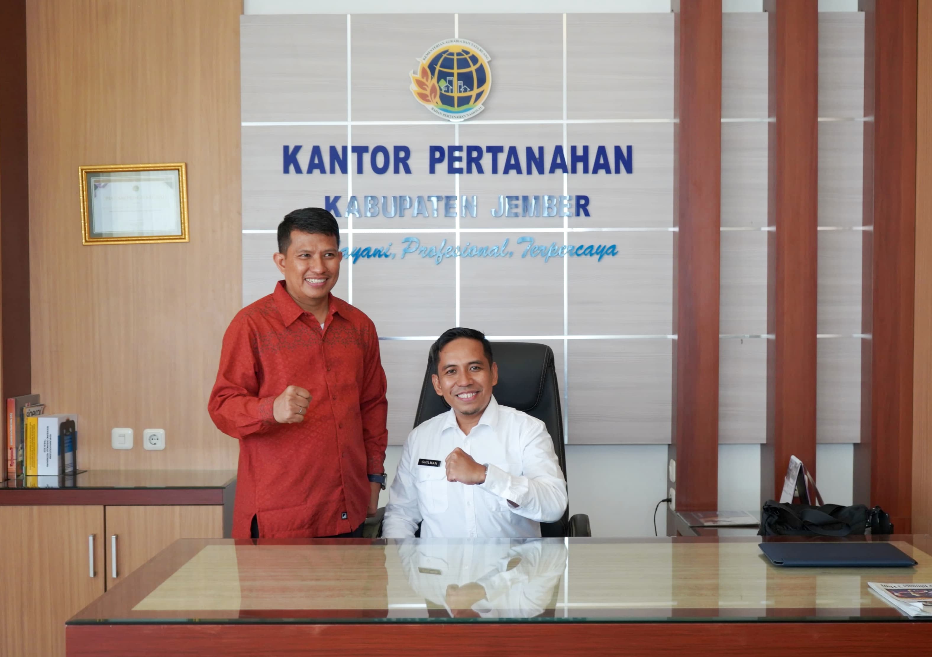 Kepemimpinan ATR/BPN Jember Berganti, Akhyar Tarfi Pindah Tugas ke Bogor, Ghilman Afifuddin Nakhoda Baru