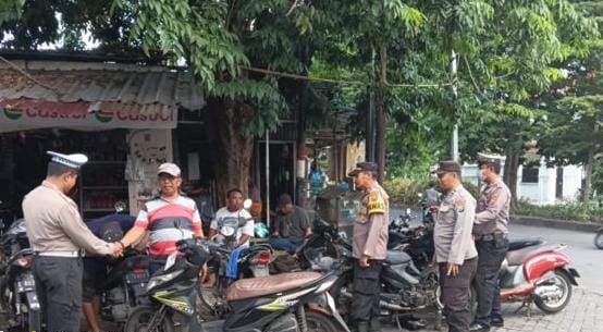 Polsek Sukomanunggal Imbau Bengkel Motor Tak Layani Knalpot Brong