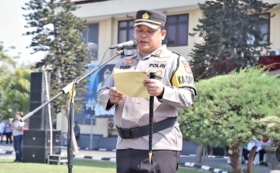 Sukseskan Pemilu 2024, Polres Mojokerto Gelar Sispamkota 