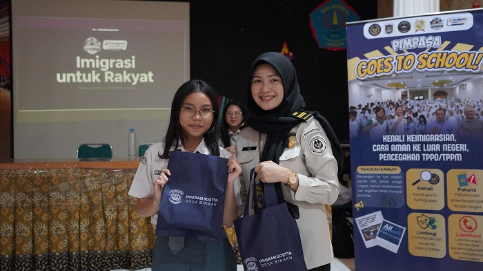  Cegah TPPO Sejak Dini,  Imigrasi Soekarno-Hatta Edukasi 500 Pelajar 