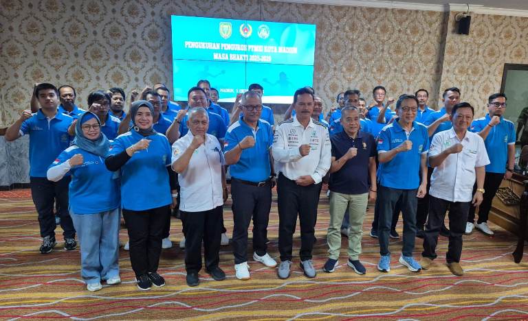 Istono Resmi Pimpin PTMSI Kota Madiun, Targetkan Prestasi Lebih Baik