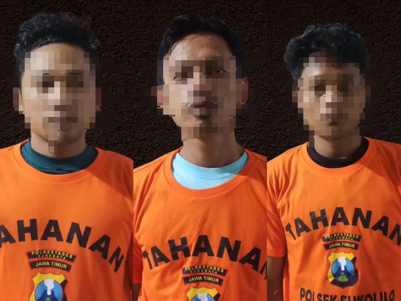  Beraksi di Surabaya, 3 Komplotan Curanmor asal Madura Dibekuk