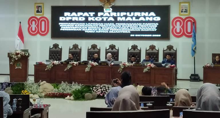 Rapat Paripurna DPRD Kota Malang Setujui Penyertaan Modal Rp35 Miliar untuk BPR Tugu Artha Sejahtera