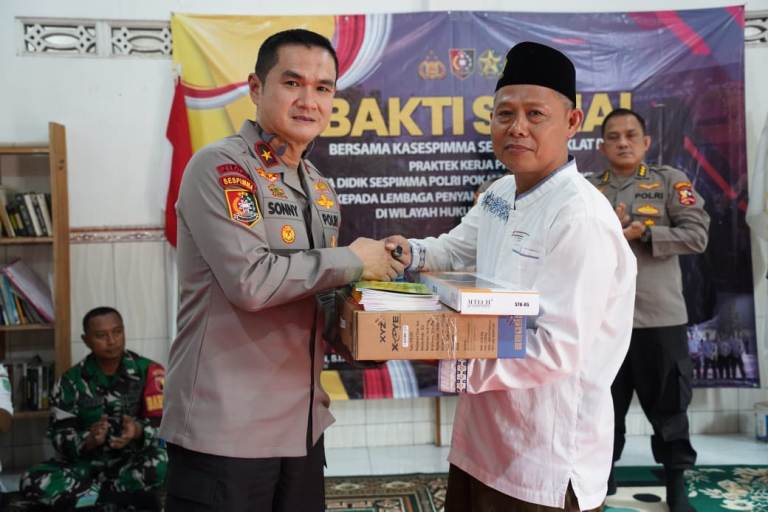 Sespimma Angkatan 74 Gelar Bakti Sosial di Wilayah Hukum Polres Pasuruan