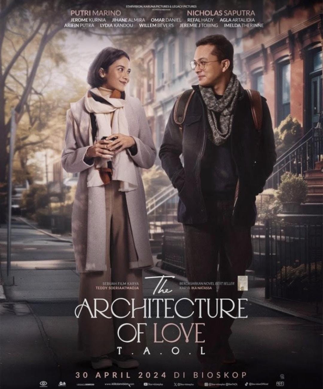 Segera Tayang! Simak Sinopsis Singkat Film The Architecture Of Love Yang Dibintangi Nicholas Saputra